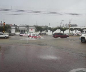 Tras la fuerte lluvia que se presentó, no se registraron mayores incidente
