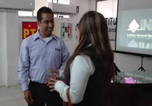el INE arranca la Campaña Anual Intensa que abarca del 1° de septiembre al 15 de diciembre, así lo dio a conocer el licenciado Bulmaro Cruz Hernández, Vocal Ejecutivo del INE en el Distrito 14 de Minatitlán.